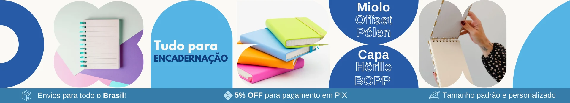 Tudo para Encadernação