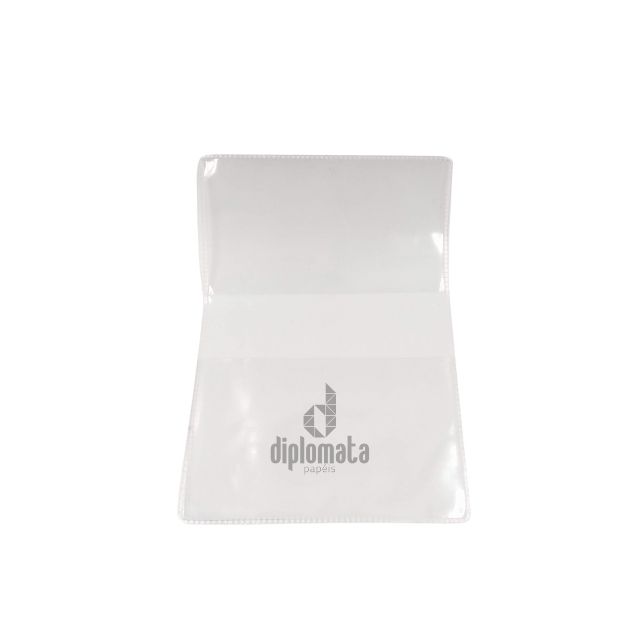 Carteira Plástica P/ Cartoes N 7 Transparente