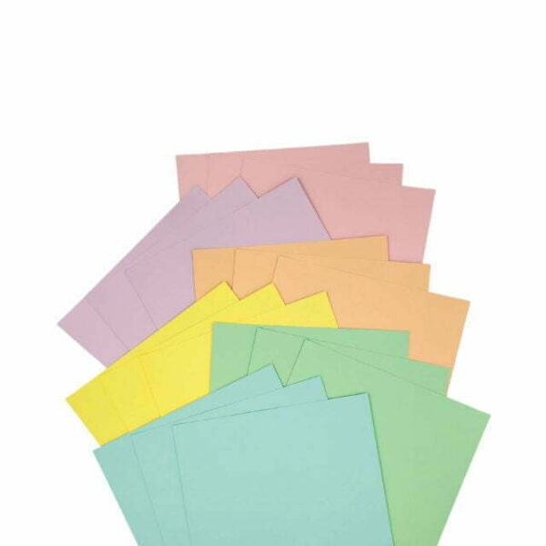 Kit Papel Candy Plus 180g A4 (6 Cores / 3 Folhas de Cada Cor)