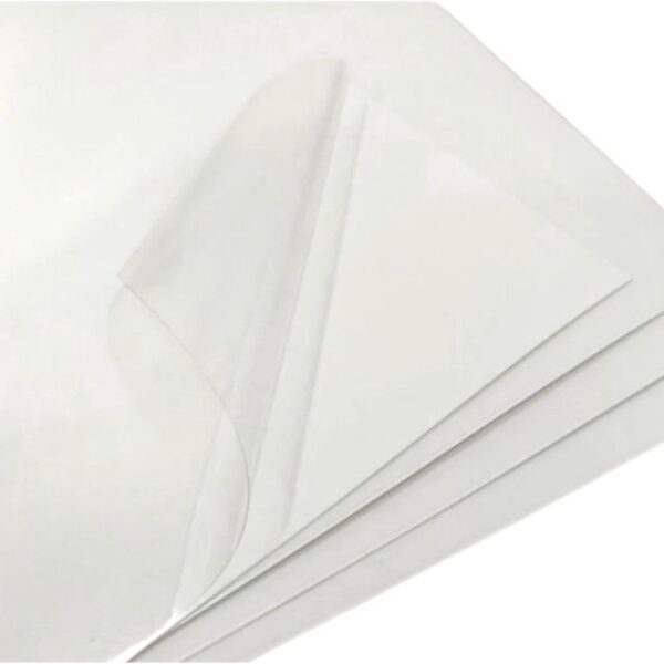 Vinil Transparente Adesivo Brilho A4 c/ 10 Fls (Laser) PRO 8000