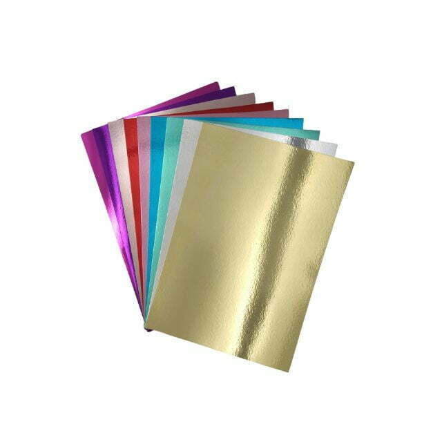 Mega Kit Laminados/Lamicote 255g/230g A4 (9 Cores / 1 Folha de Cada Cor)