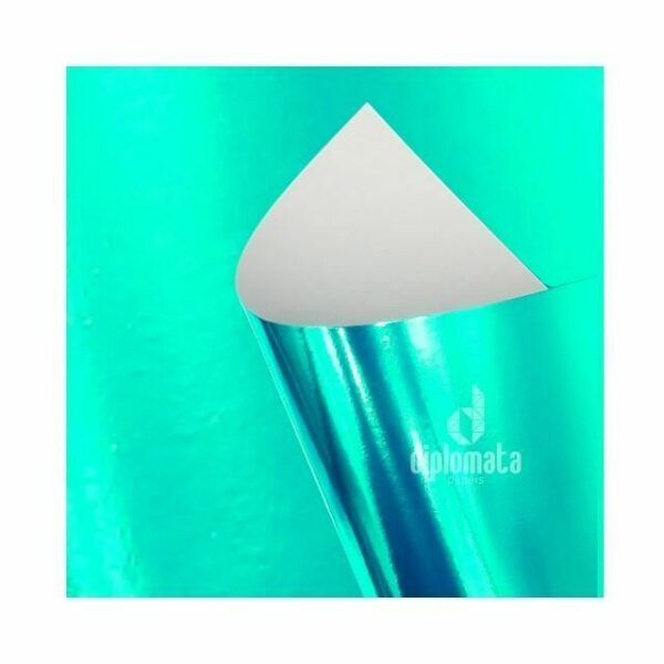 Papel Laminado Verde Metallik