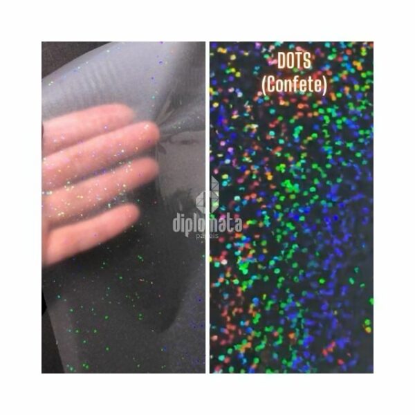 BOPP Holográfico Dots (Confete) 28 Micras