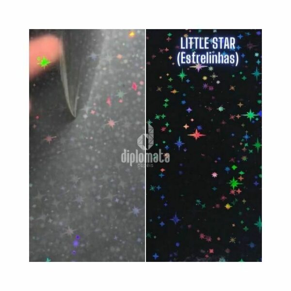 BOPP Holográfico Little Stars (Estrelinhas) 28 Micras