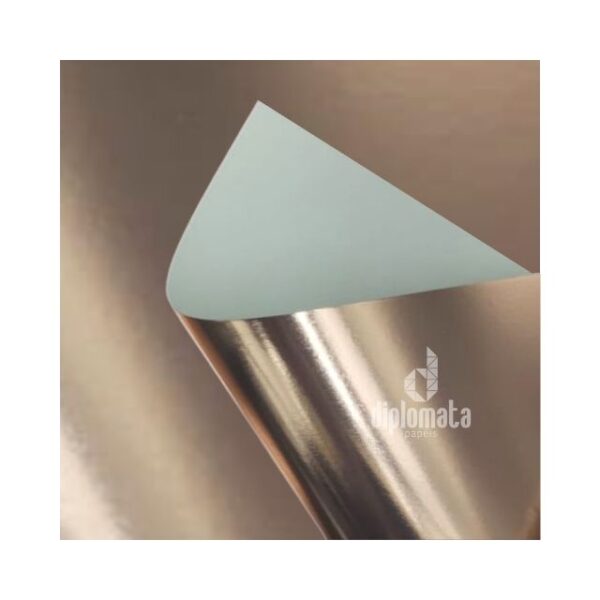 Papel Laminado Rose Gold Metallik