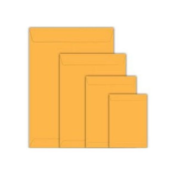 Envelope Saco Kraft Ouro 80g C/ 10 Unid