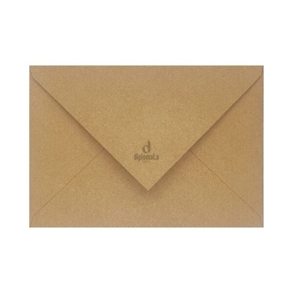 Envelope Kraft Natural 200g 15,5x22 Fecho Bicudo C/ 10 Unid