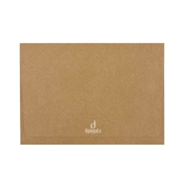 Envelope Kraft Natural 200g 15,2x21,5 Fecho Moldura C/ 10 Unid