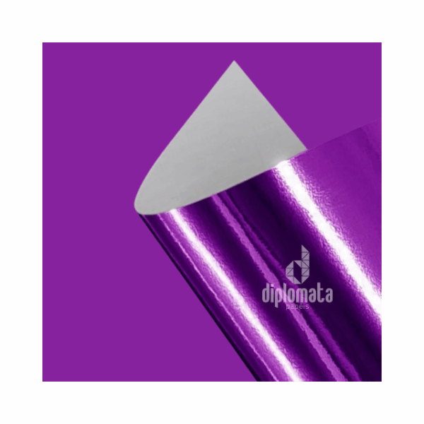 Papel Laminado Roxo Metallik