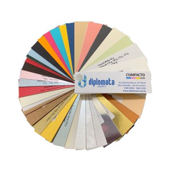 Mostruário Compacto De Papéis