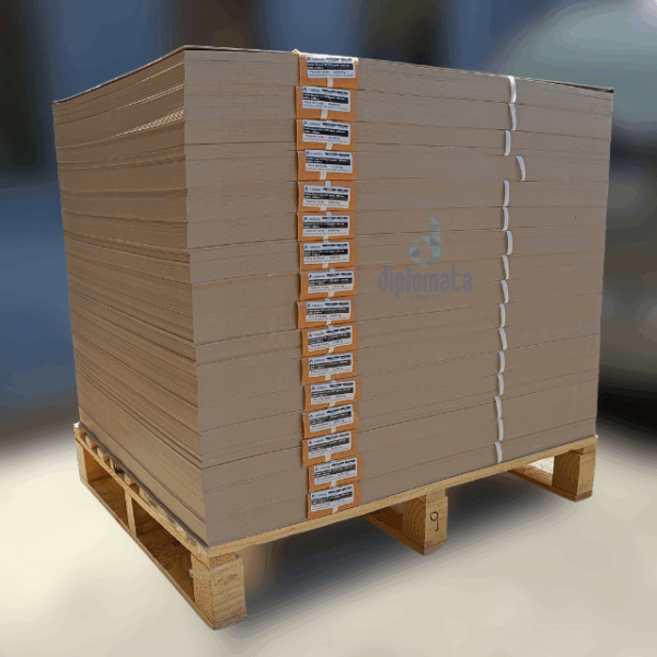 Atacado | Papelão Cinza Horlle - Fardo com 50 Placas Inteiras (80x100)