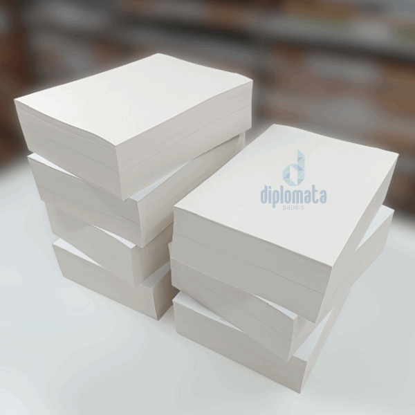 Atacado | Papel Avena 80g Pct c/ 500 Fls 66x96 Cortado na Medida Desejada