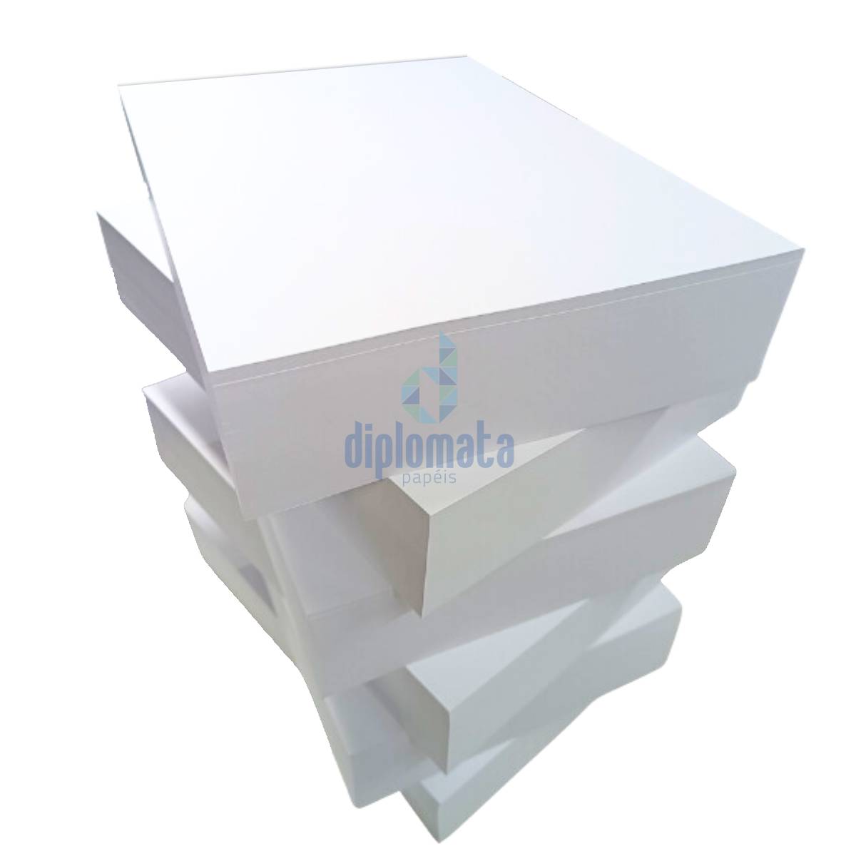 Atacado | Papel Offset 90g Pct c/ 250 Fls 66x96 Cortado na Medida Desejada