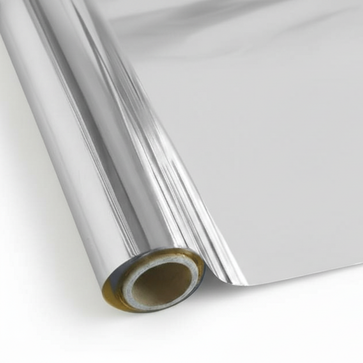 Foil Prata para Hot Stamping 15 micras PSG bobina 22cm x 50m - Imagem 2