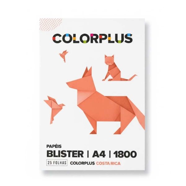Papel Color Plus Costa Rica 180g A4 c/ 25 Fls