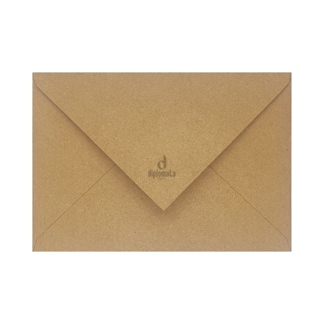 Envelope Kraft Natural 200g 15,5x22 Fecho Bicudo c/ 10 Unid