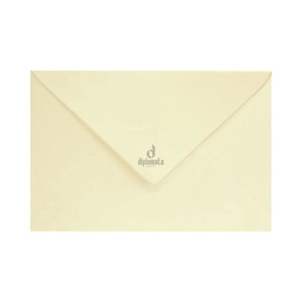 Envelope Color Plus Marfim 180g 15,5x22 Fecho Bicudo c/ 10 Unid