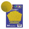 Papel Glitter Metálico Amarelo Ouro 250g c/ 10 Fls A4 Offpaper