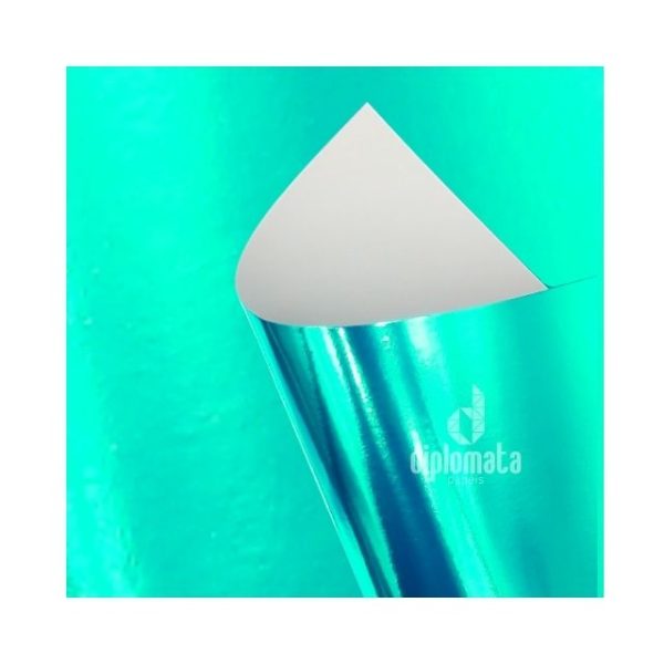 Papel Laminado Verde Metallik