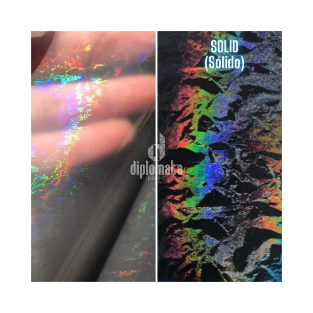 BOPP Holográfico Solid (Sólido) 28 Micras - Imagem 2