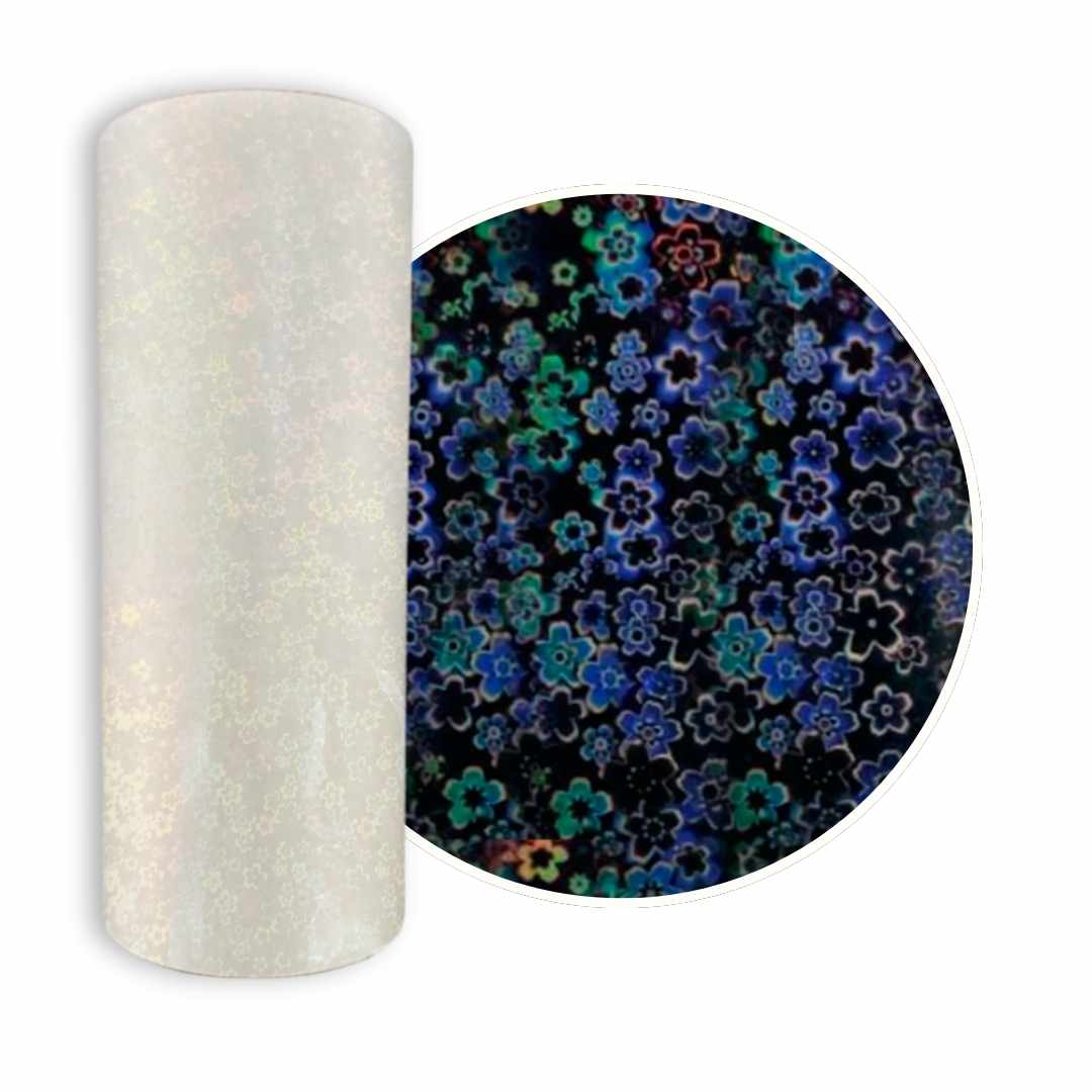 BOPP Holográfico Flower (Flores) 28 Micras