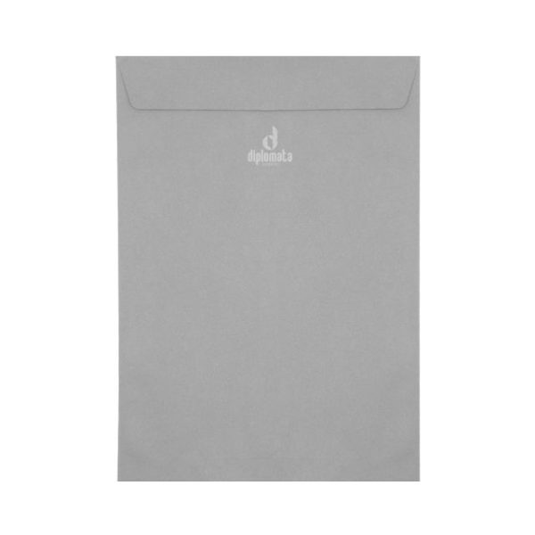 Envelope Color Plus 80g Milano (cinza médio) saco 24x34 c/ 10 Unid