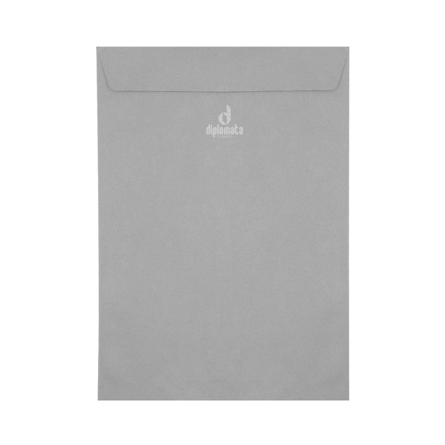 Envelope Color Plus 80g Milano (cinza médio) saco 24x34 c/ 10 Unid