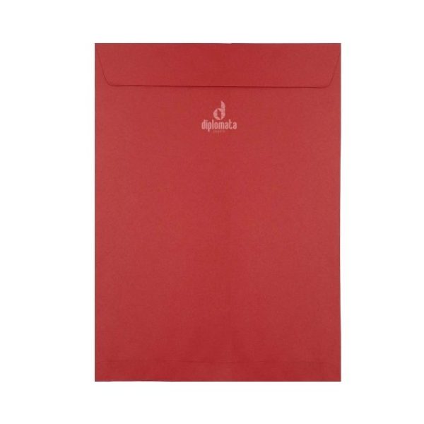 Envelope Color Plus 80g Pequim (vermelho escuro) saco 24x34 c/ 10 Unid