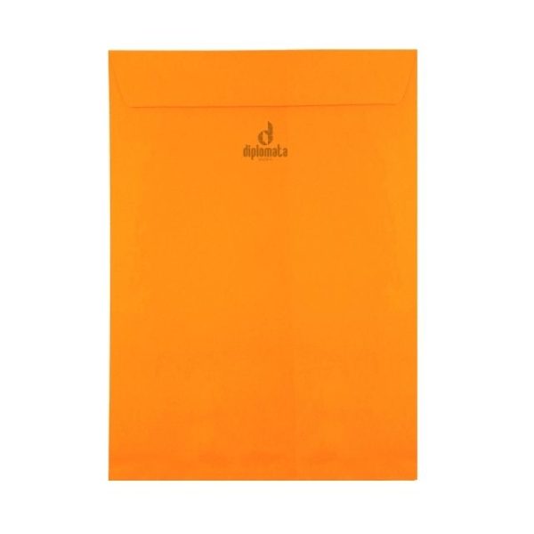 Envelope Color Plus 80g Cartagena (laranja) saco 24x34 c/ 10 Unid