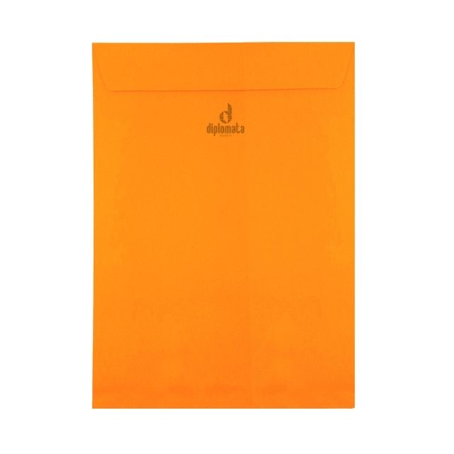 Envelope Color Plus 80g Cartagena (laranja) saco 24x34 c/ 10 Unid