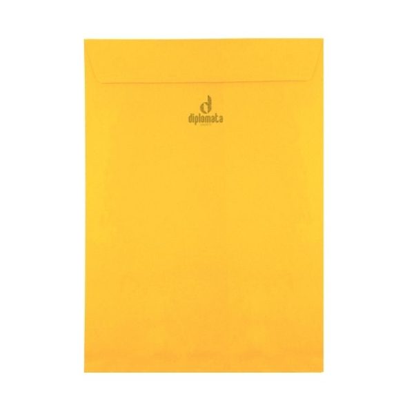 Envelope Color Plus 80g Jamaica (amarelo alaranjado) saco 24x34 c/ 10 Unid
