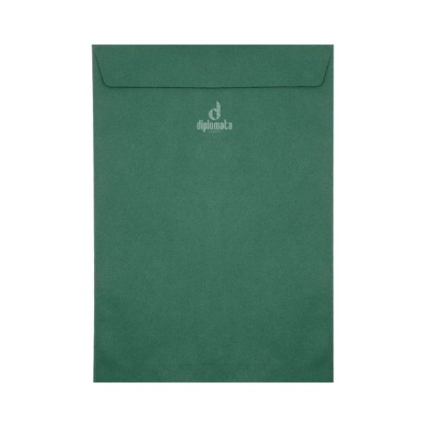 Envelope Color Plus 80g Santiago (verde musgo) saco 24x34 c/ 10 Unid