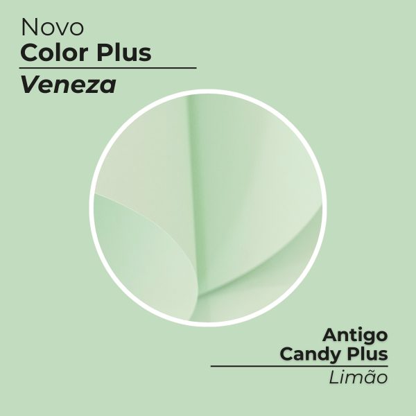 Papel Color Plus Veneza (Candy Limão) - Imagem 3