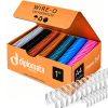 Wire-o para Encadernação 1” (25,4 mm) Passo 2x1 para 200 Fls (A4 - 23 anéis)